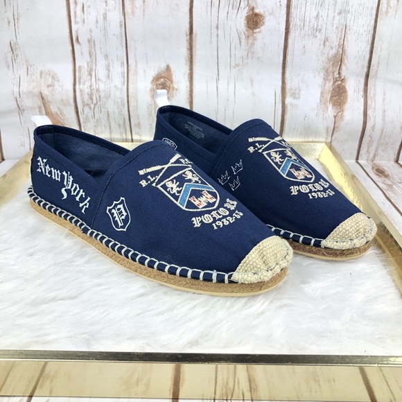 NEW Polo Ralph Lauren Barron Yale Espadrille - Picture 3 of 11
